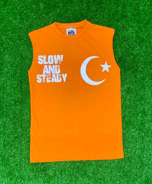 SS Sleeveless Tee - Orange